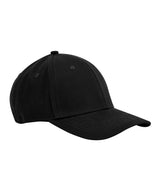 EarthAware® classic organic cotton 6-panel cap — Black