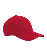EarthAware® classic organic cotton 6-panel cap — Classic Red