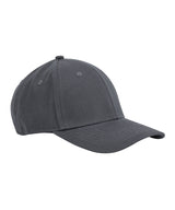 EarthAware® classic organic cotton 6-panel cap — Graphite Grey