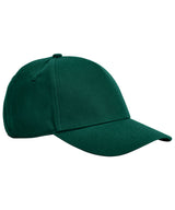EarthAware® classic organic cotton 5-panel cap — Bottle Green