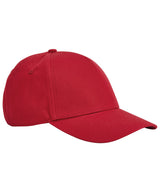 EarthAware® classic organic cotton 5-panel cap — Classic Red