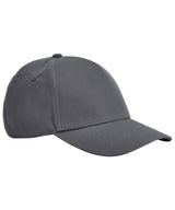EarthAware® classic organic cotton 5-panel cap — Graphite Grey