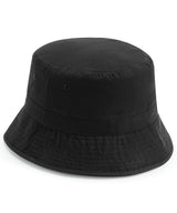 Recycled polyester bucket hat — Black