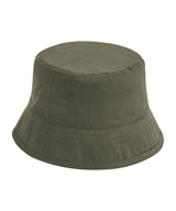 Organic cotton bucket hat — Olive Green