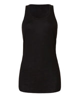 Flowy racerback tank top — Black