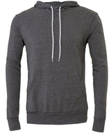 Unisex polycotton fleece pullover hoodie — Deep Heather