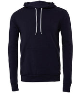 Unisex polycotton fleece pullover hoodie — Navy