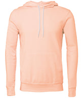 Unisex polycotton fleece pullover hoodie — Peach