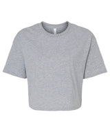 Women’s Jersey crop tee — Athletic Heather