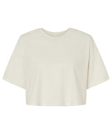 Women’s Jersey crop tee — Vintage White