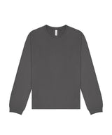 Unisex long sleeve heavy tee — Asphalt