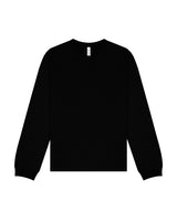 Unisex long sleeve heavy tee — Black