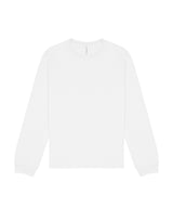 Unisex long sleeve heavy tee — White