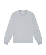 Unisex heavy boxy long sleeve tee — Athletic Heather