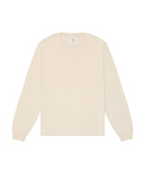 Unisex heavy boxy long sleeve tee — Natural