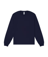 Unisex heavy boxy long sleeve tee — Navy