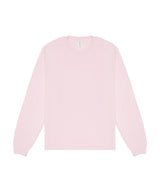Unisex heavy boxy long sleeve tee — Soft Pink