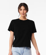 Women’s heavy boxy tee — lifestyle