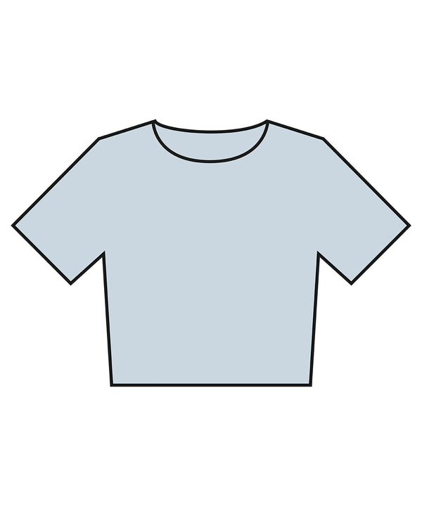 Women’s heavyweight washed cropped tee