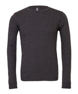 Unisex heather CVC long sleeve t-shirt — Dark Grey Heather
