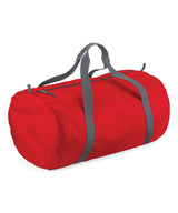Packaway barrel bag — Classic red