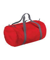 Packaway barrel bag — lifestyle