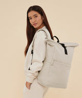 Premium Recycled Roll Top Backpack — lifestyle