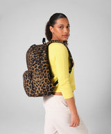Leopard print backpack — lifestyle