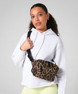 Leopard print cross-body bag — lifestyle