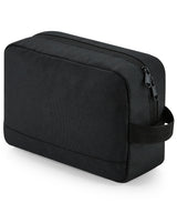 Recycled essentials wash bag — Black