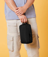 Recycled essentials wash bag — lifestyle