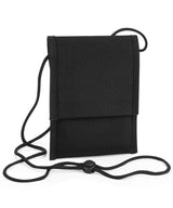 Recycled cross body pouch — Black