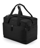 Recycled large cooler shoulder bag — Black