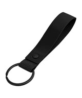 Matte PU keyring — Black