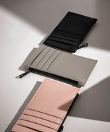 Matte PU card holder — lifestyle