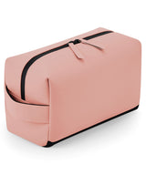Matte PU toiletry/accessory case — Nude Pink