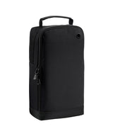 Athleisure sports shoe/accessory bag — Black/Black