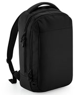 Athleisure sports backpack — Black/Black