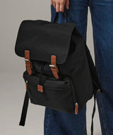 Vintage laptop backpack — lifestyle
