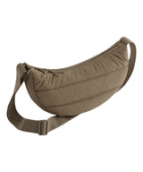 Quilted cross-body bag — Earthy Green