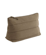 Quilted accessory case — Earthy Green