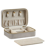 Velvet travel jewellery box — Moonstone