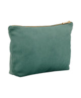 Velvet accessory bag — Jade