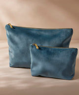 Velvet accessory bag — lifestyle