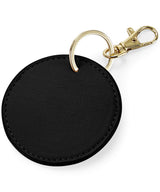 Boutique circular keyclip — Black
