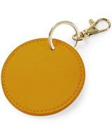 Boutique circular keyclip — Mustard