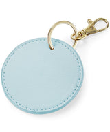 Boutique circular keyclip — Soft Blue