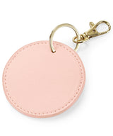 Boutique circular keyclip — Soft Pink