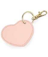 Boutique heart keyclip — Soft Pink