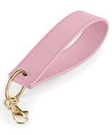 Boutique wristlet keyring — Dusky Pink